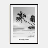 Mozambique Portrait B&W Poster