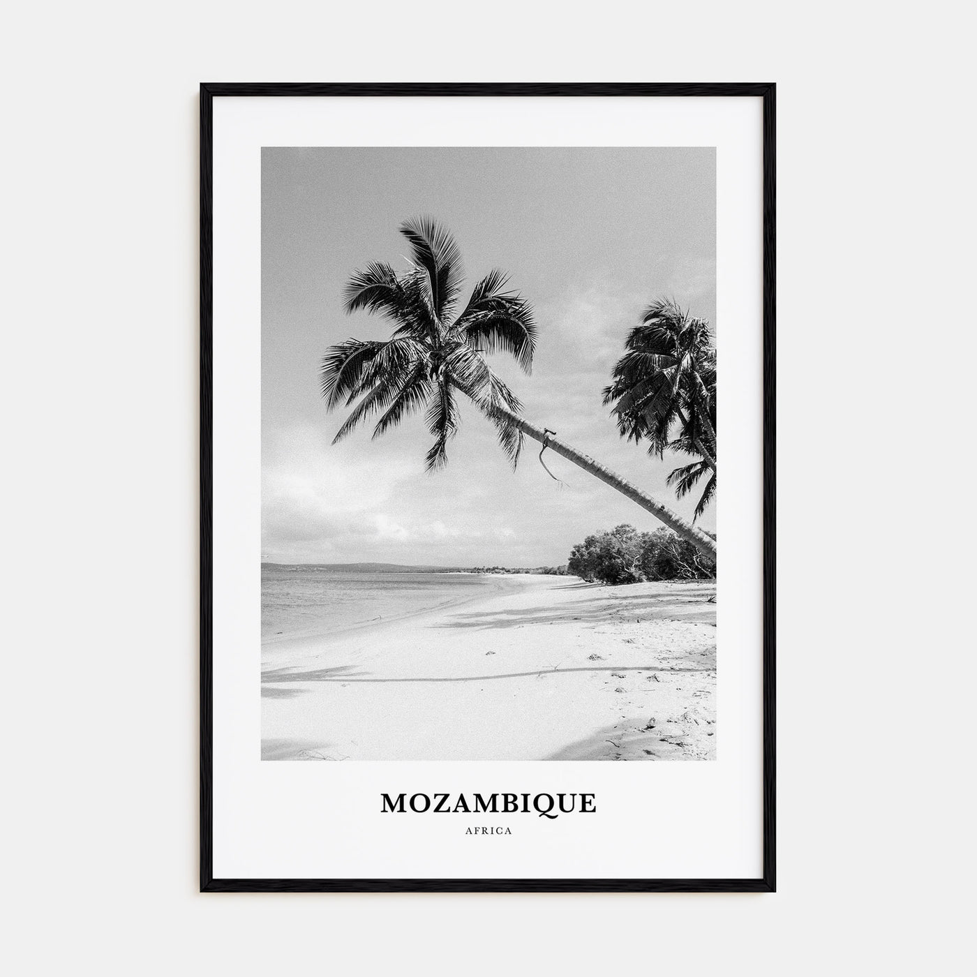 Mozambique Portrait B&W Poster