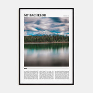 Mt. Bachelor Travel Color Poster