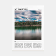 Mt. Bachelor Travel Color Poster