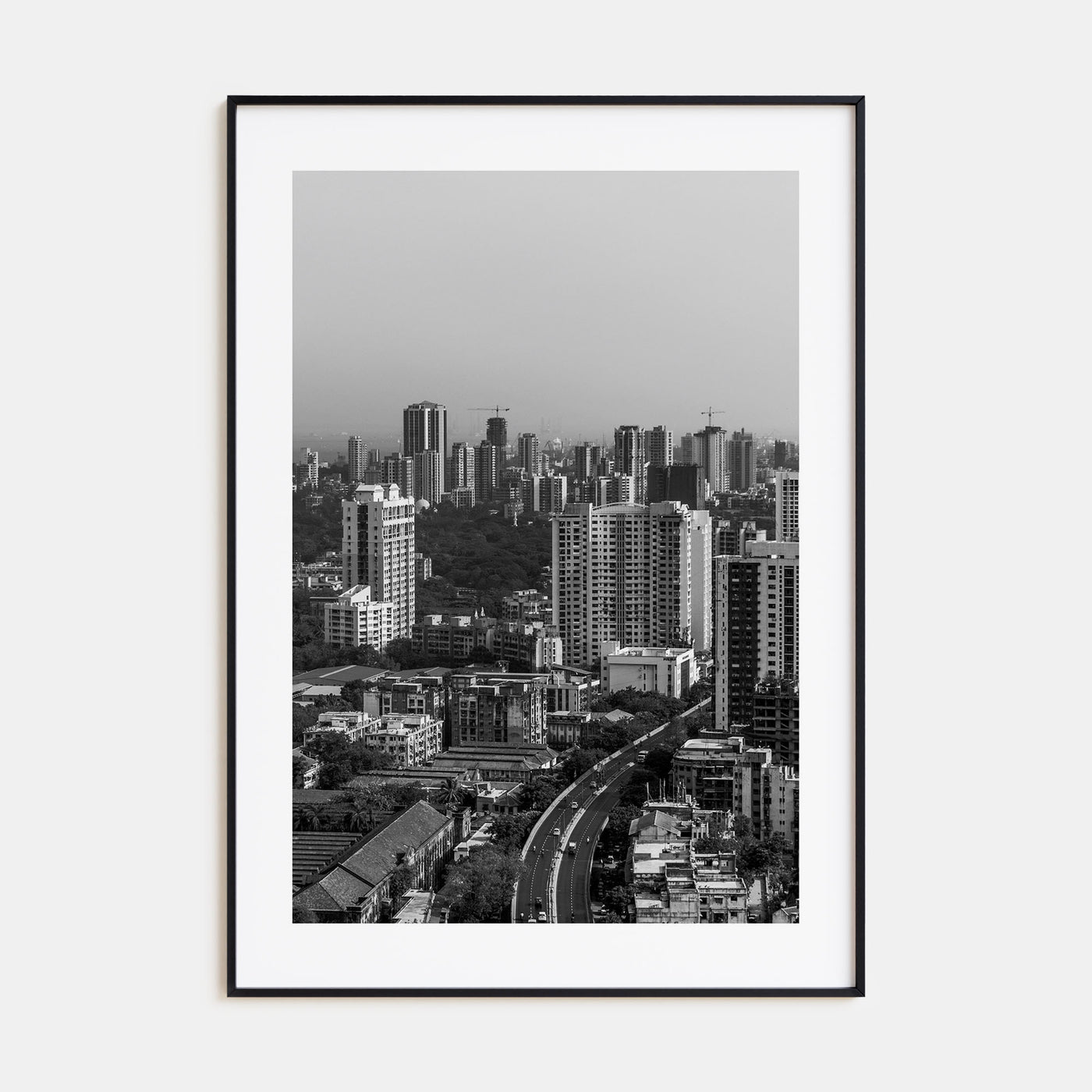 Mumbai Photo B&W Poster
