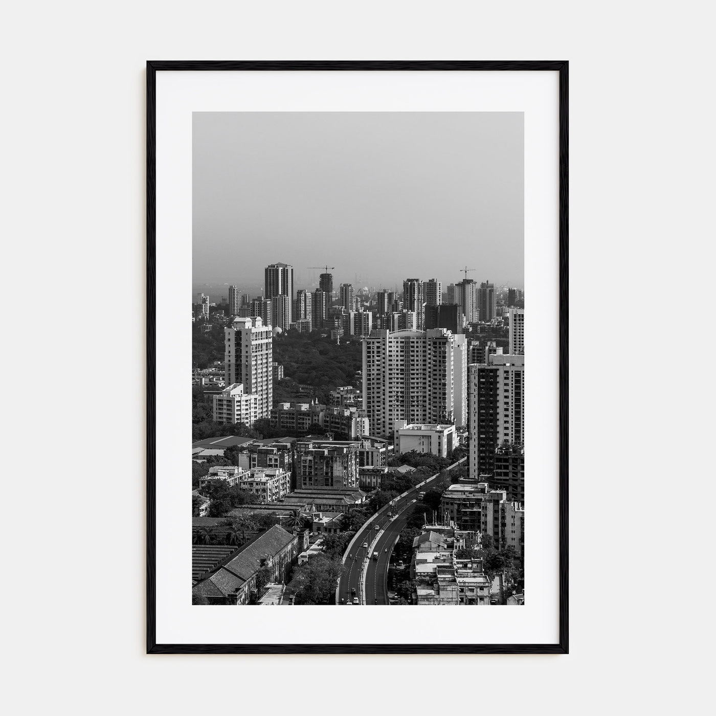 Mumbai Photo B&W Poster
