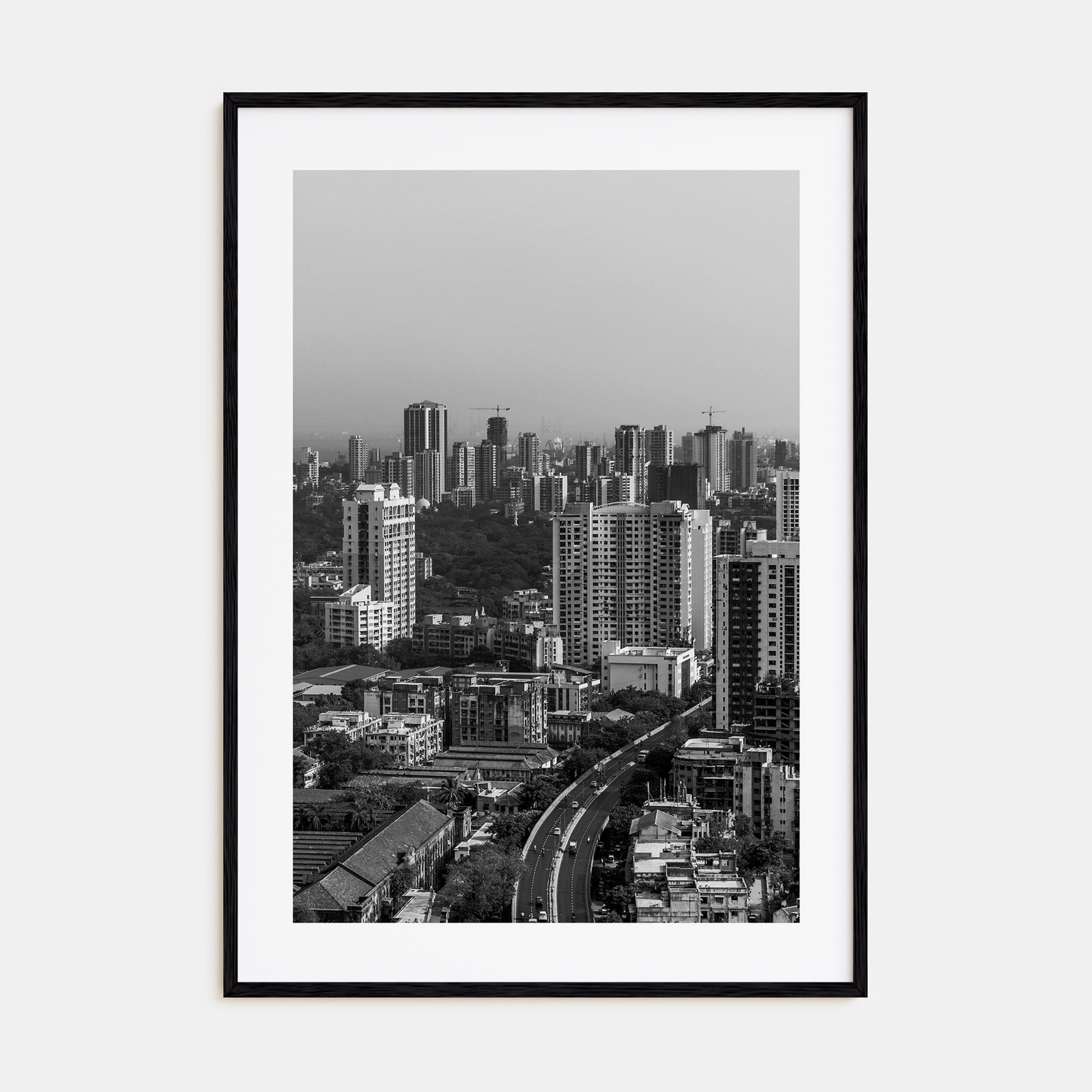 Mumbai Photo B&W Poster
