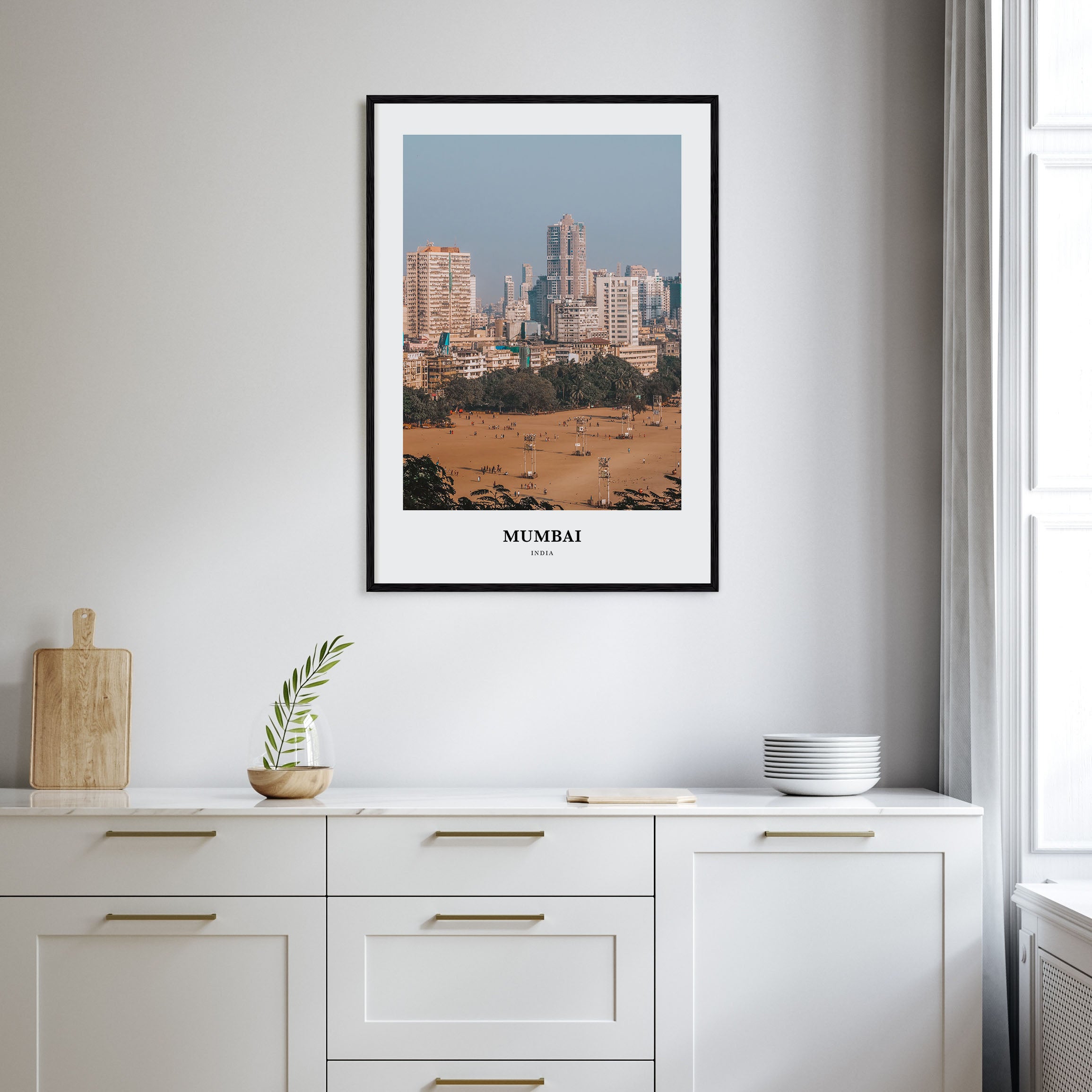 Mumbai Portrait Color Poster
