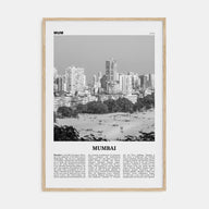 Mumbai Travel B&W Poster