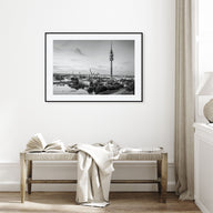 Munich Landscape B&W Poster