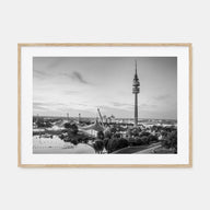 Munich Landscape B&W Poster