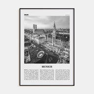 Munich Travel B&W No 1 Poster