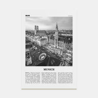 Munich Travel B&W No 1 Poster