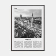 Munich Travel B&W No 1 Poster