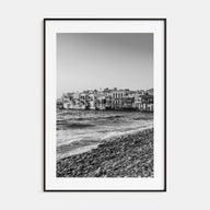 Mykonos Photo B&W Poster
