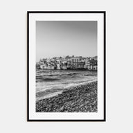 Mykonos Photo B&W Poster