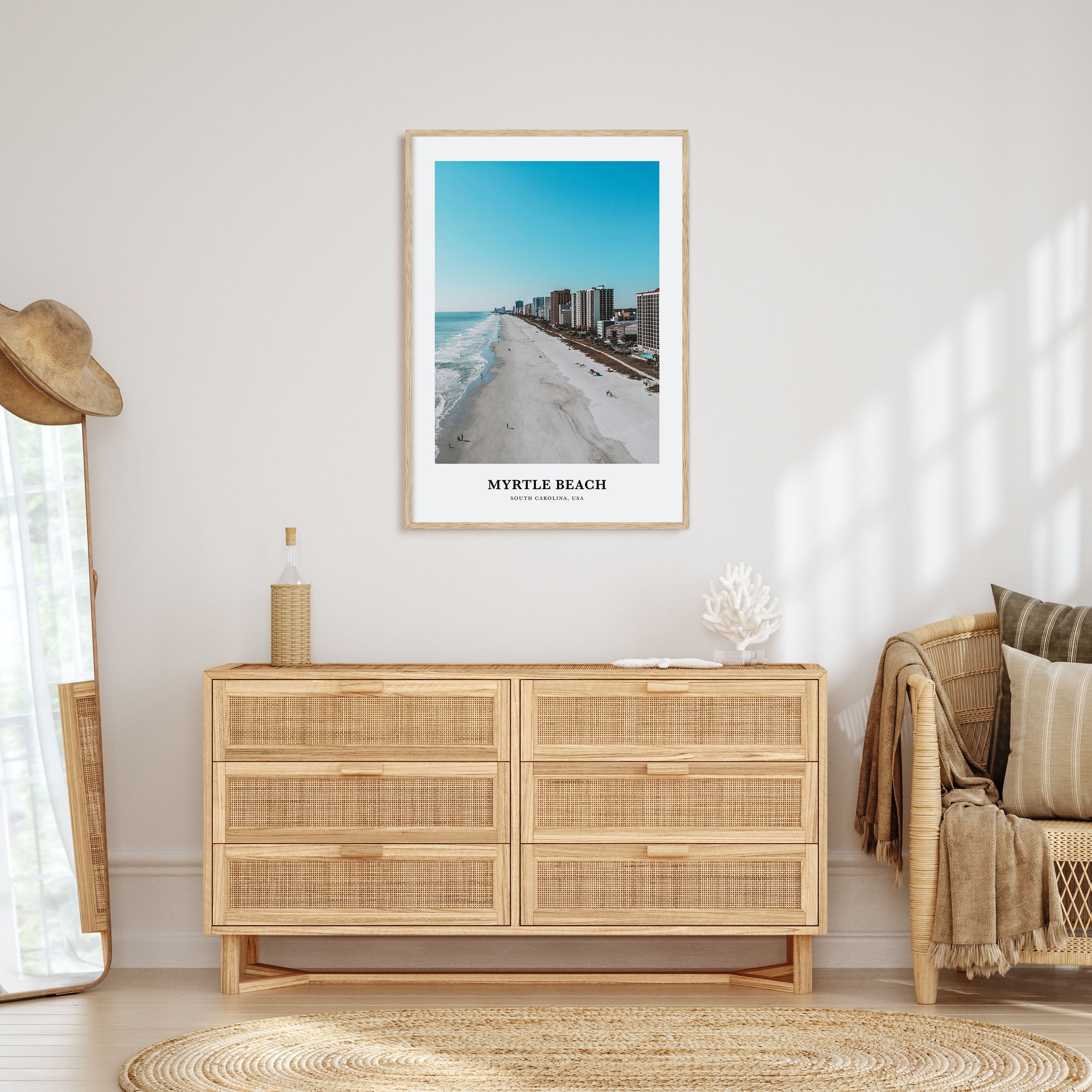 Myrtle Beach Portrait Color Poster