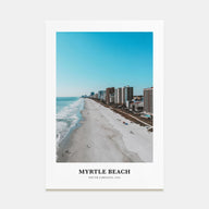Myrtle Beach Portrait Color Poster