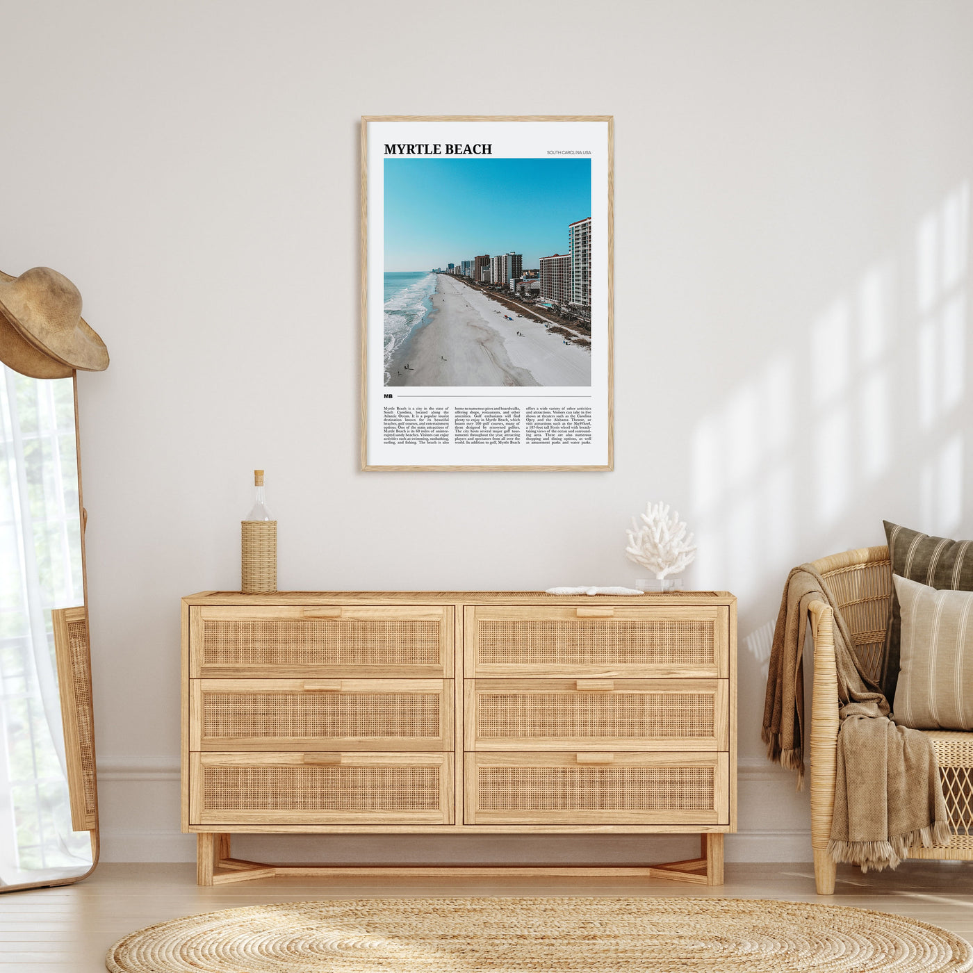 Myrtle Beach Travel Color Poster