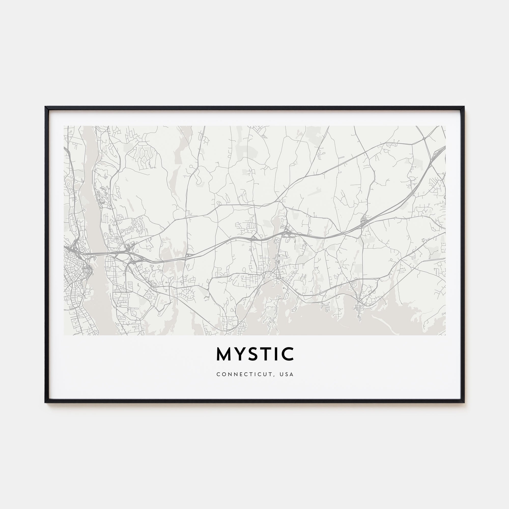 Mystic Map Landscape Poster
