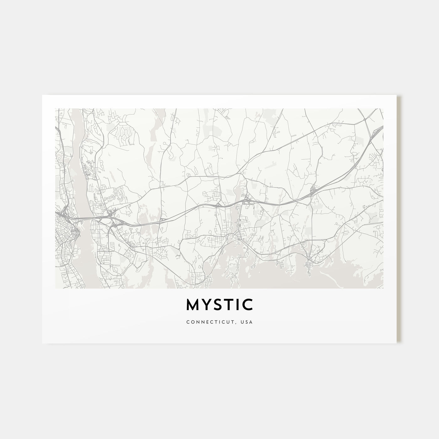 Mystic Map Landscape Poster