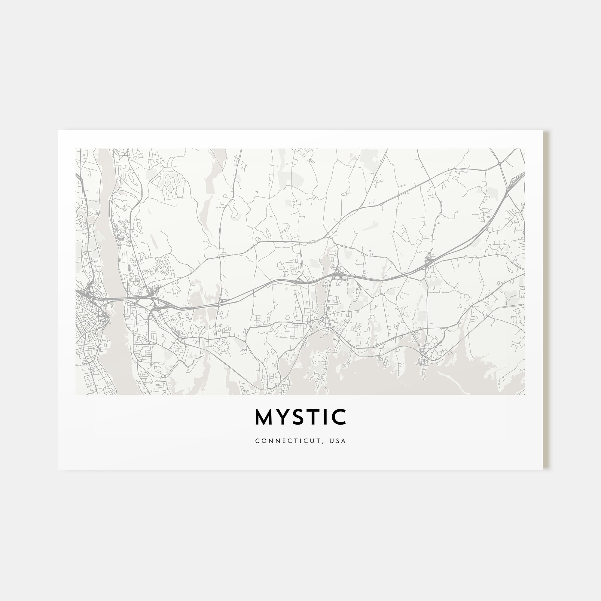 Mystic Map Landscape Poster
