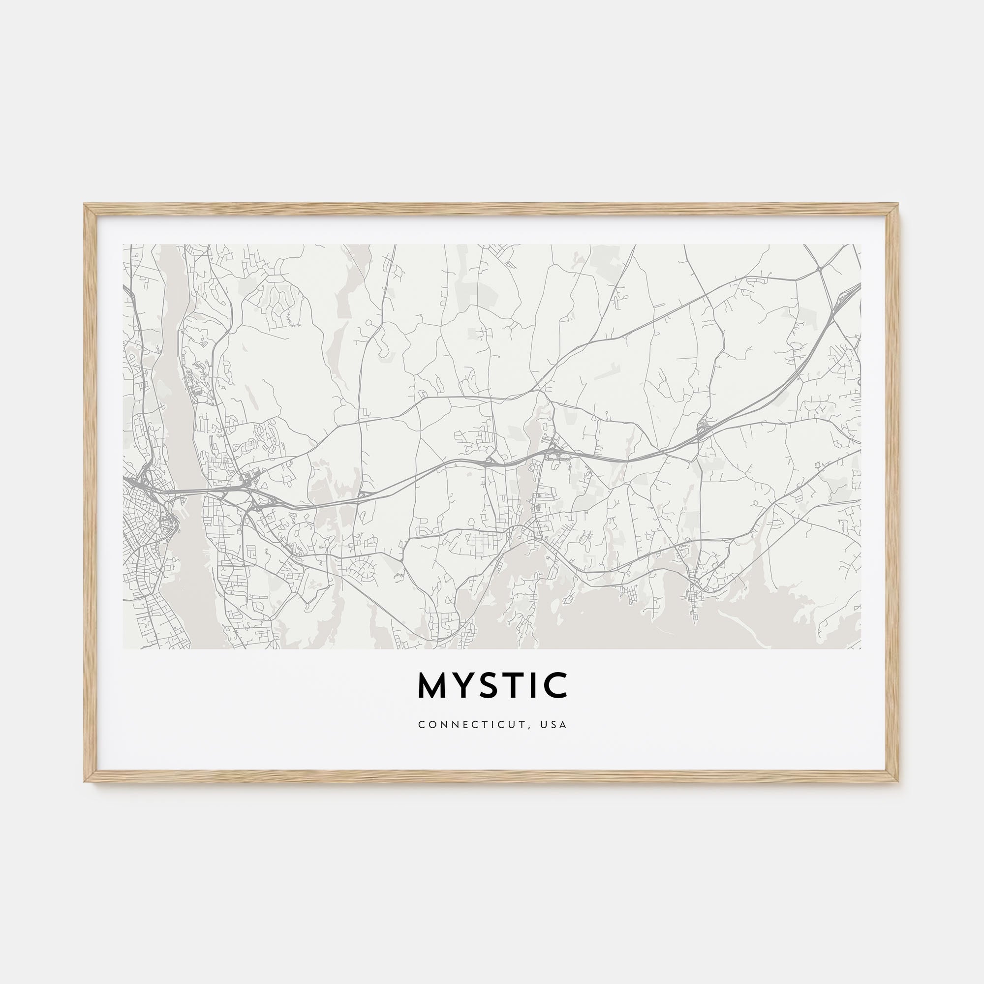 Mystic Map Landscape Poster