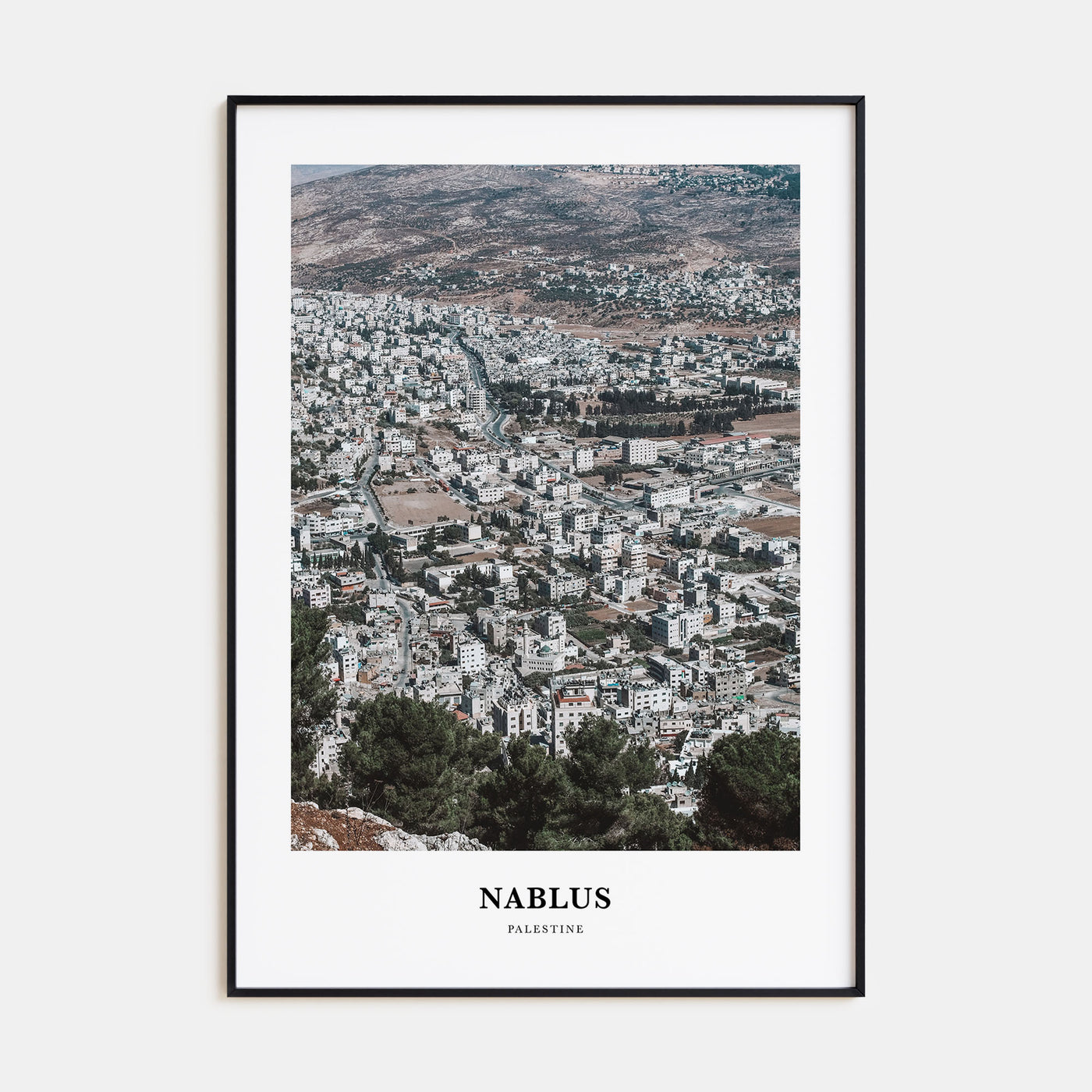 Nablus Portrait Color Poster