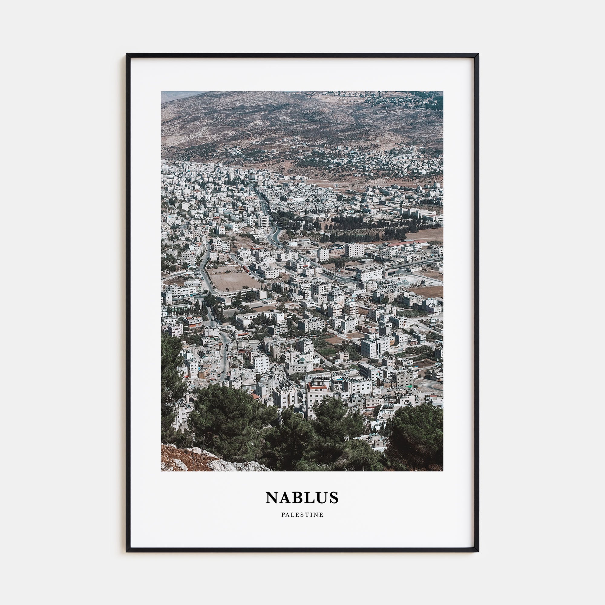Nablus Portrait Color Poster