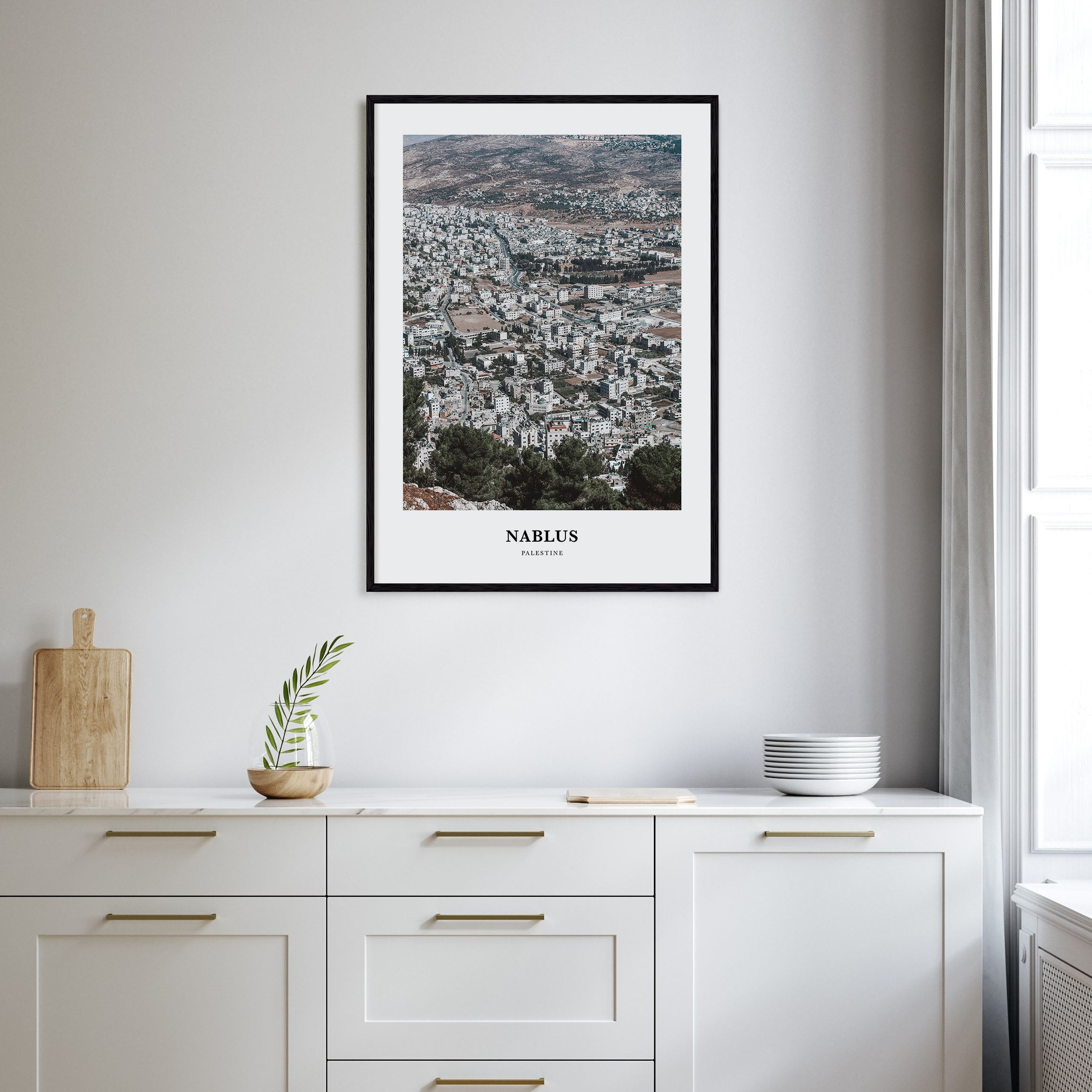 Nablus Portrait Color Poster