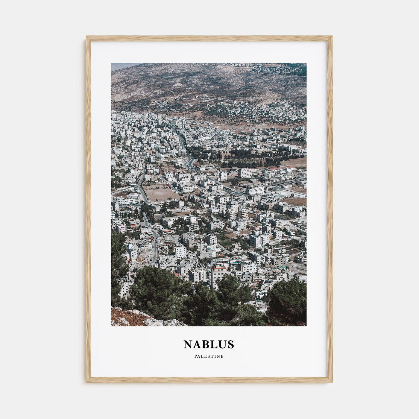 Nablus Portrait Color Poster