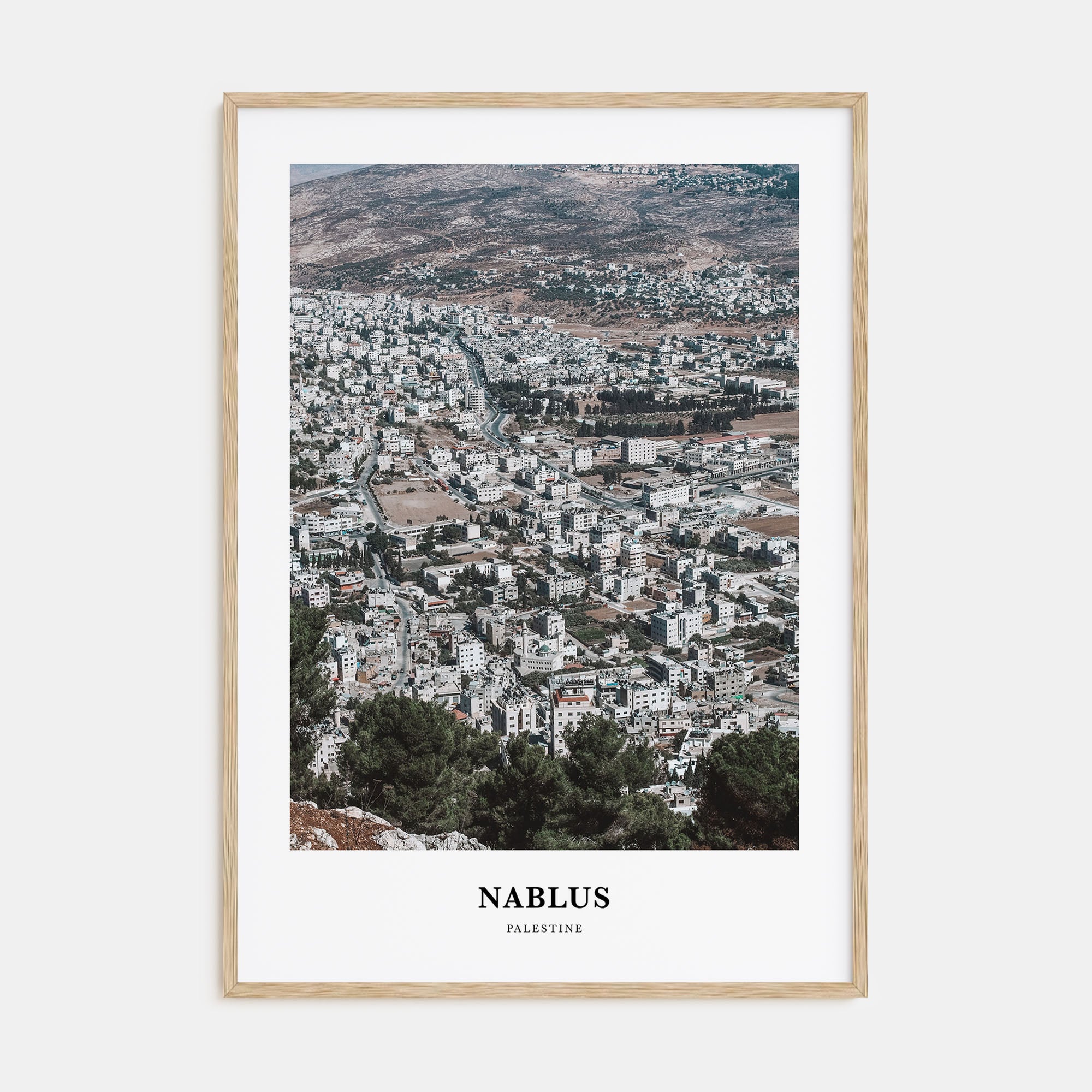 Nablus Portrait Color Poster
