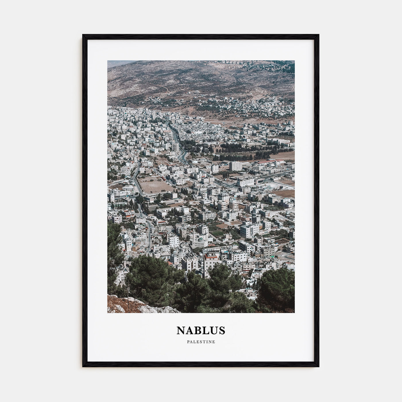 Nablus Portrait Color Poster