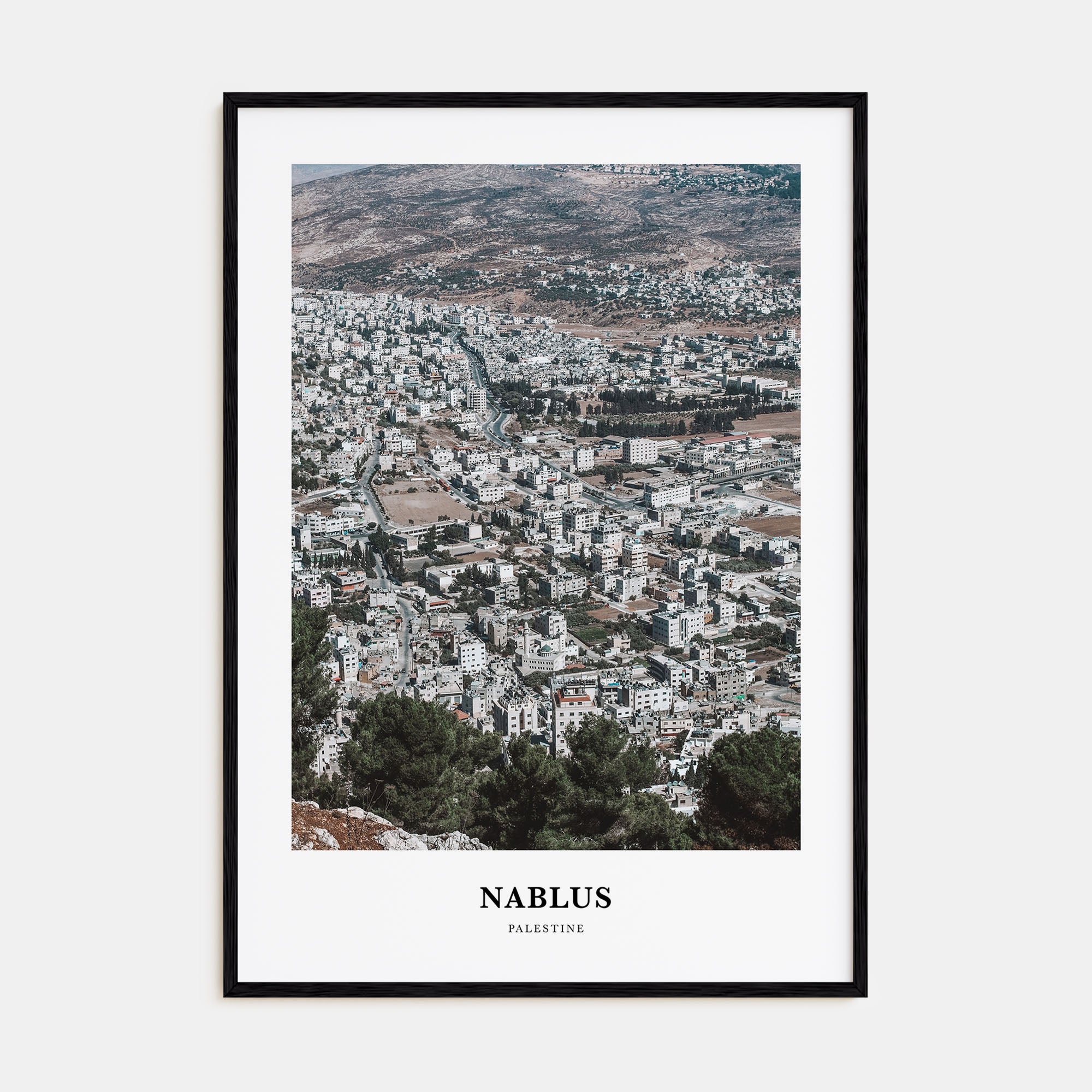 Nablus Portrait Color Poster