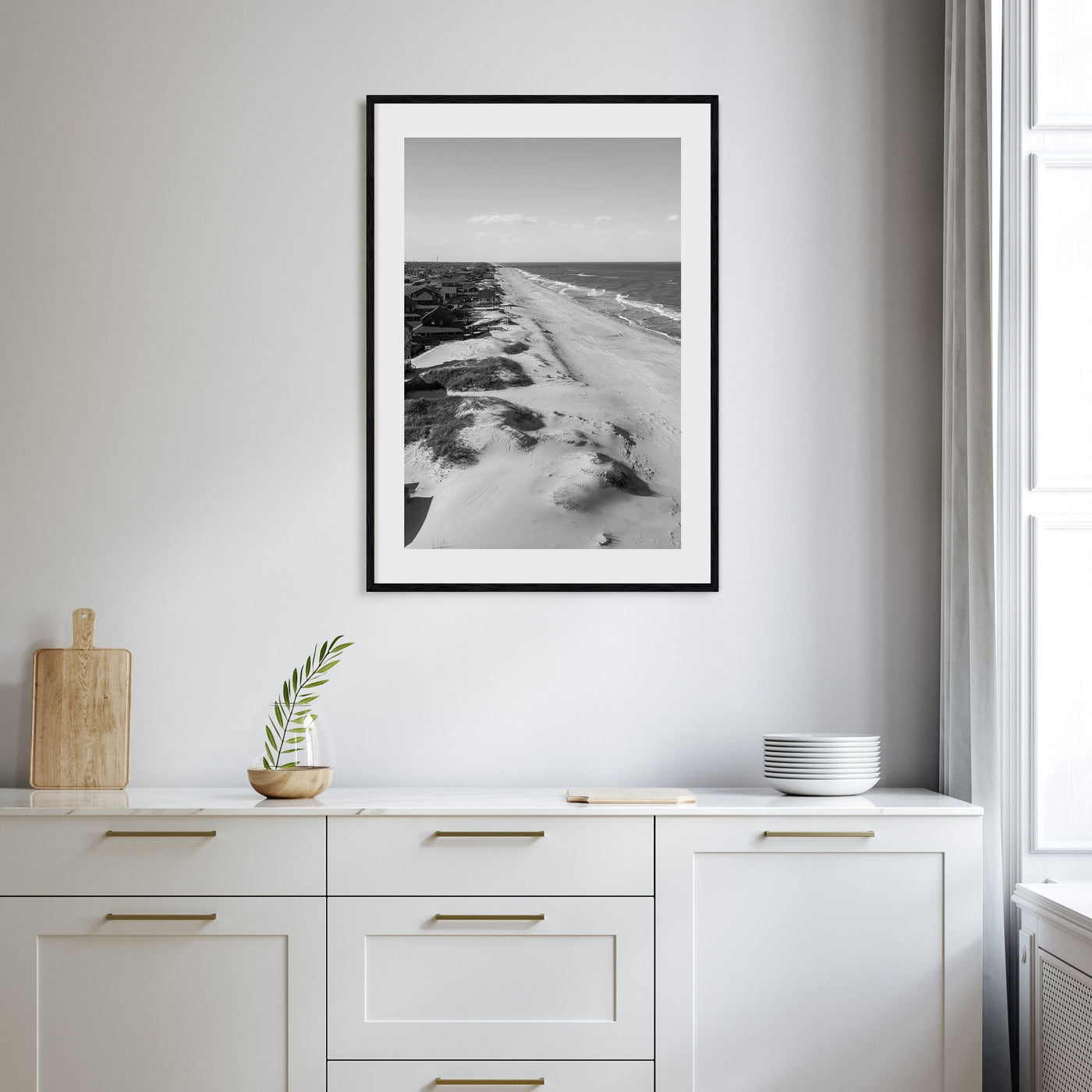 Nags Head Photo B&W Poster