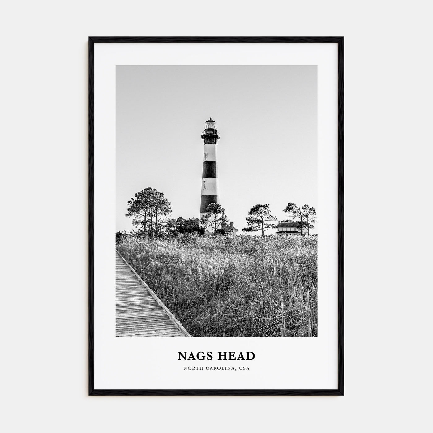 Nags Head Portrait B&W Poster