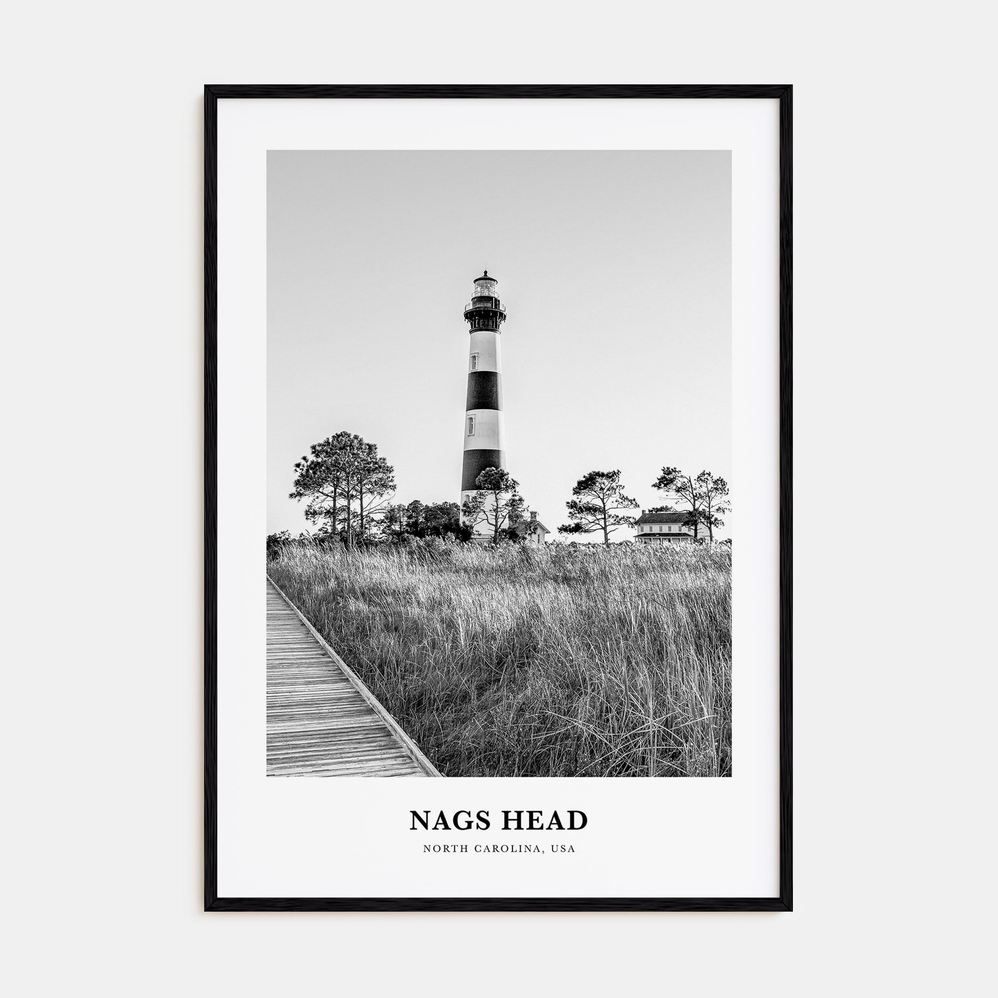 Nags Head Portrait B&W Poster