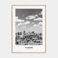 Nairobi Portrait B&W Poster