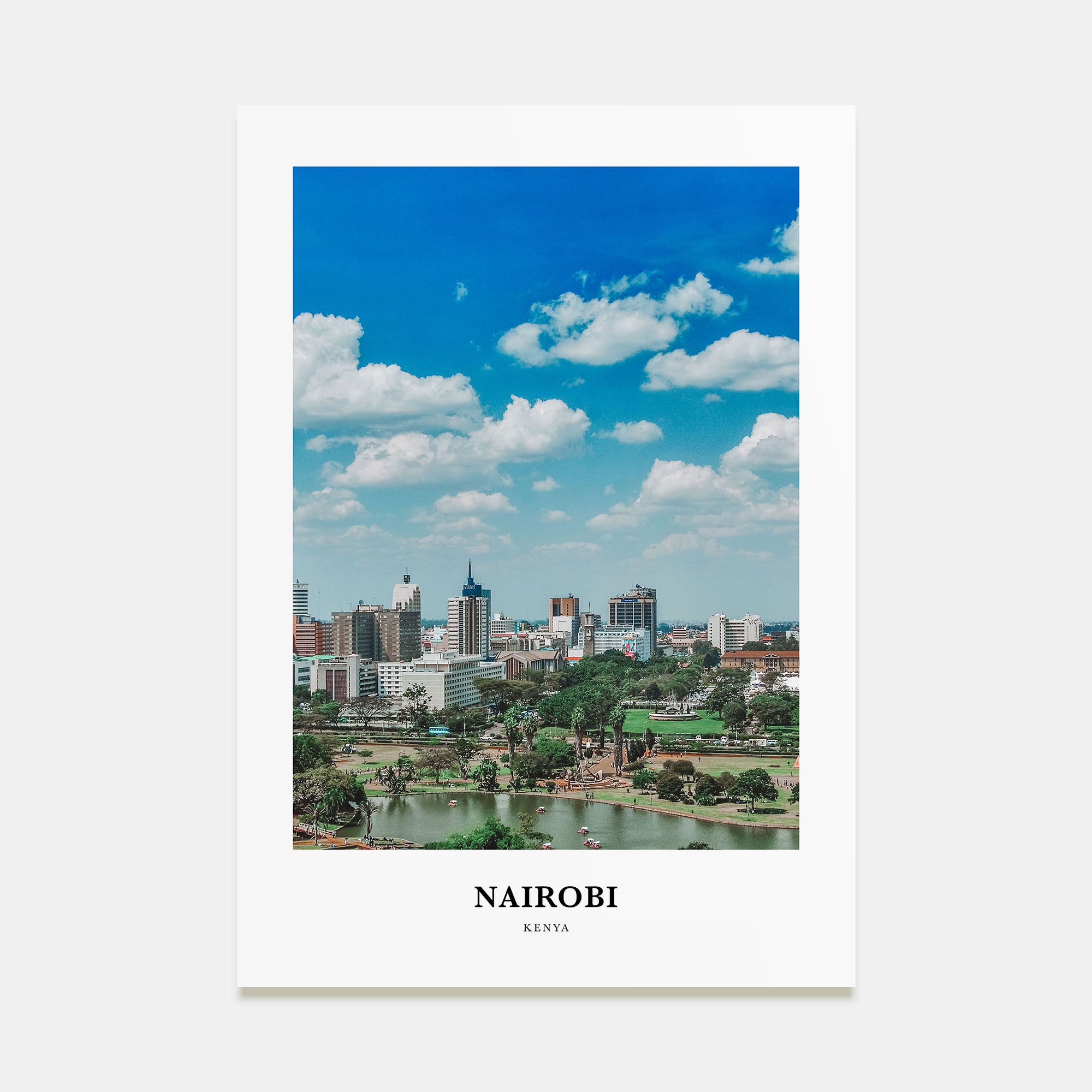 Nairobi Portrait Color Poster