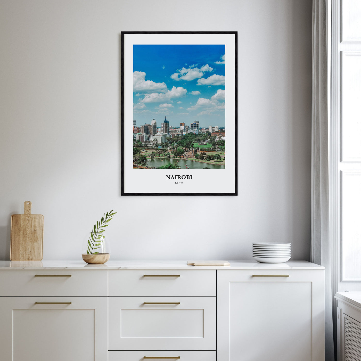 Nairobi Portrait Color Poster