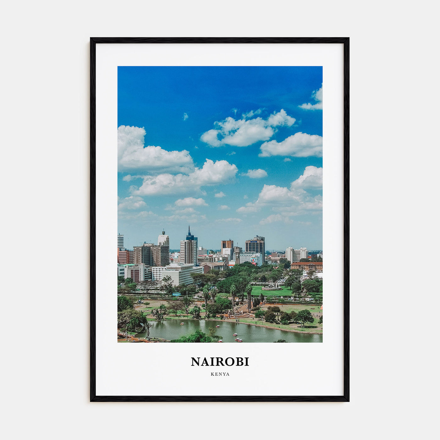 Nairobi Portrait Color Poster