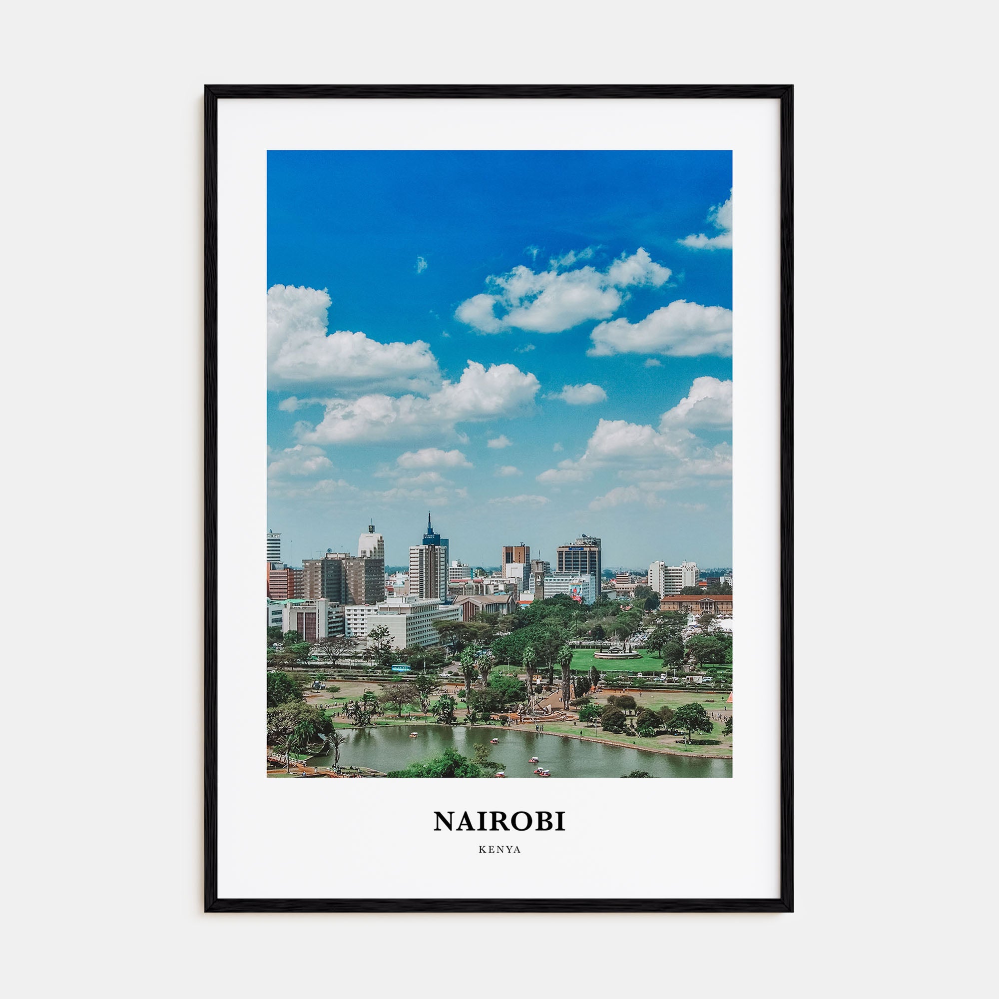 Nairobi Portrait Color Poster