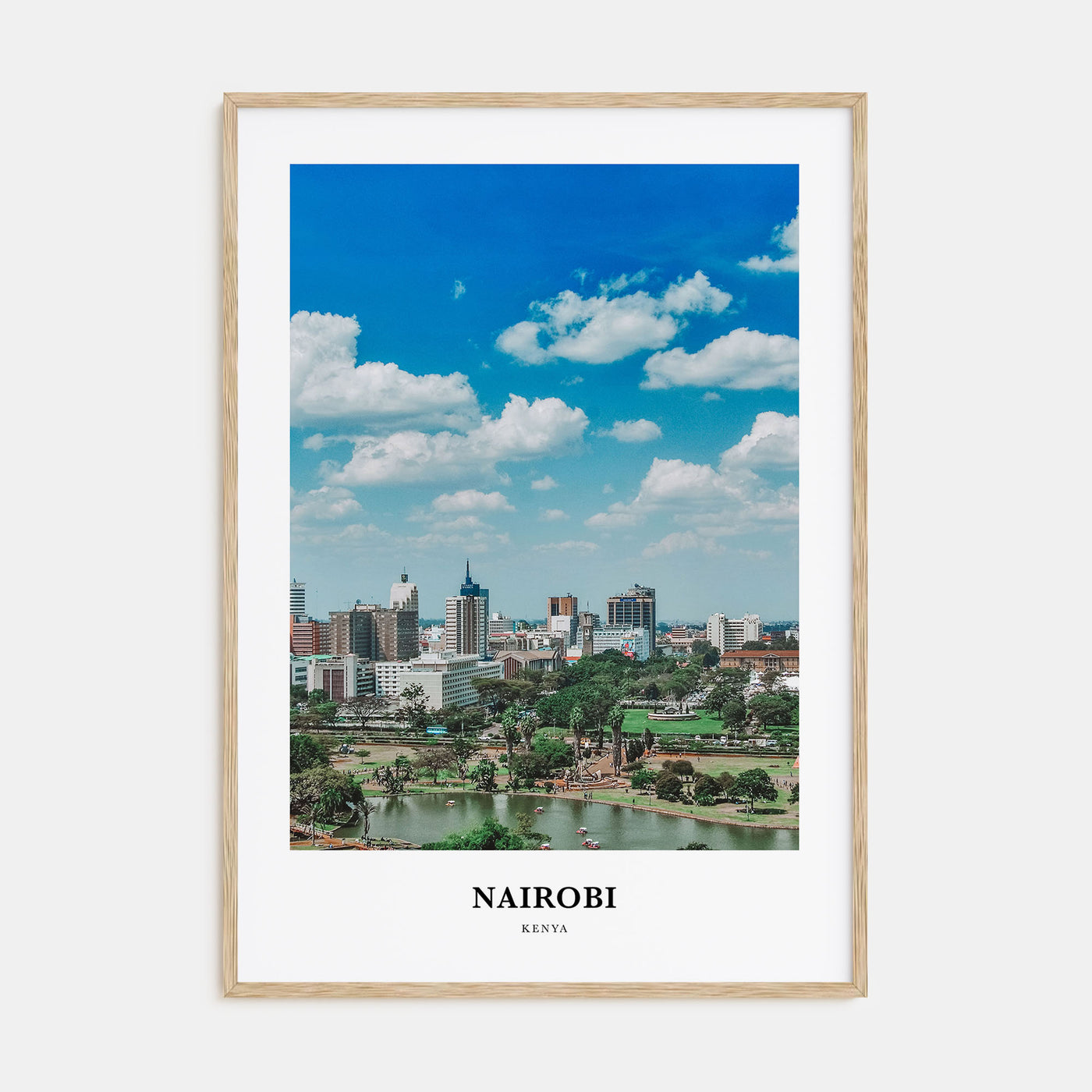 Nairobi Portrait Color Poster