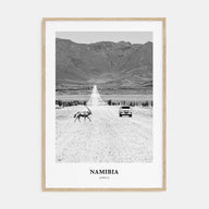 Namibia Portrait B&W Poster