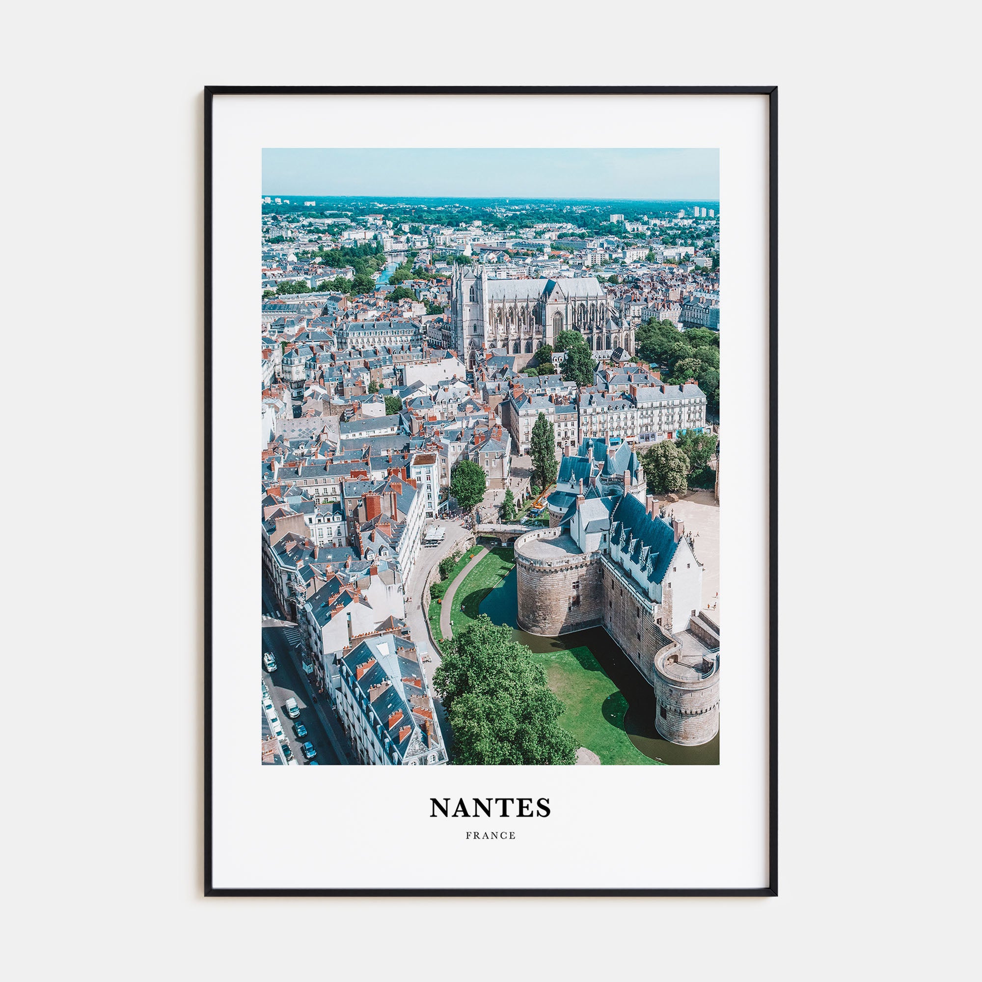 Nantes Portrait Color Poster