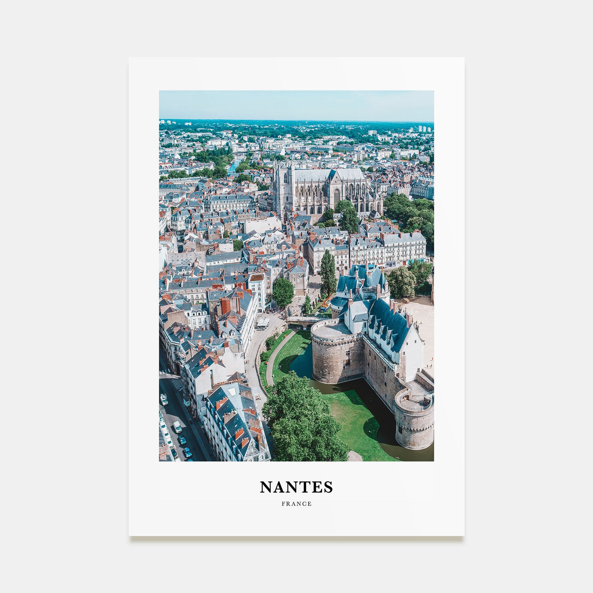 Nantes Portrait Color Poster