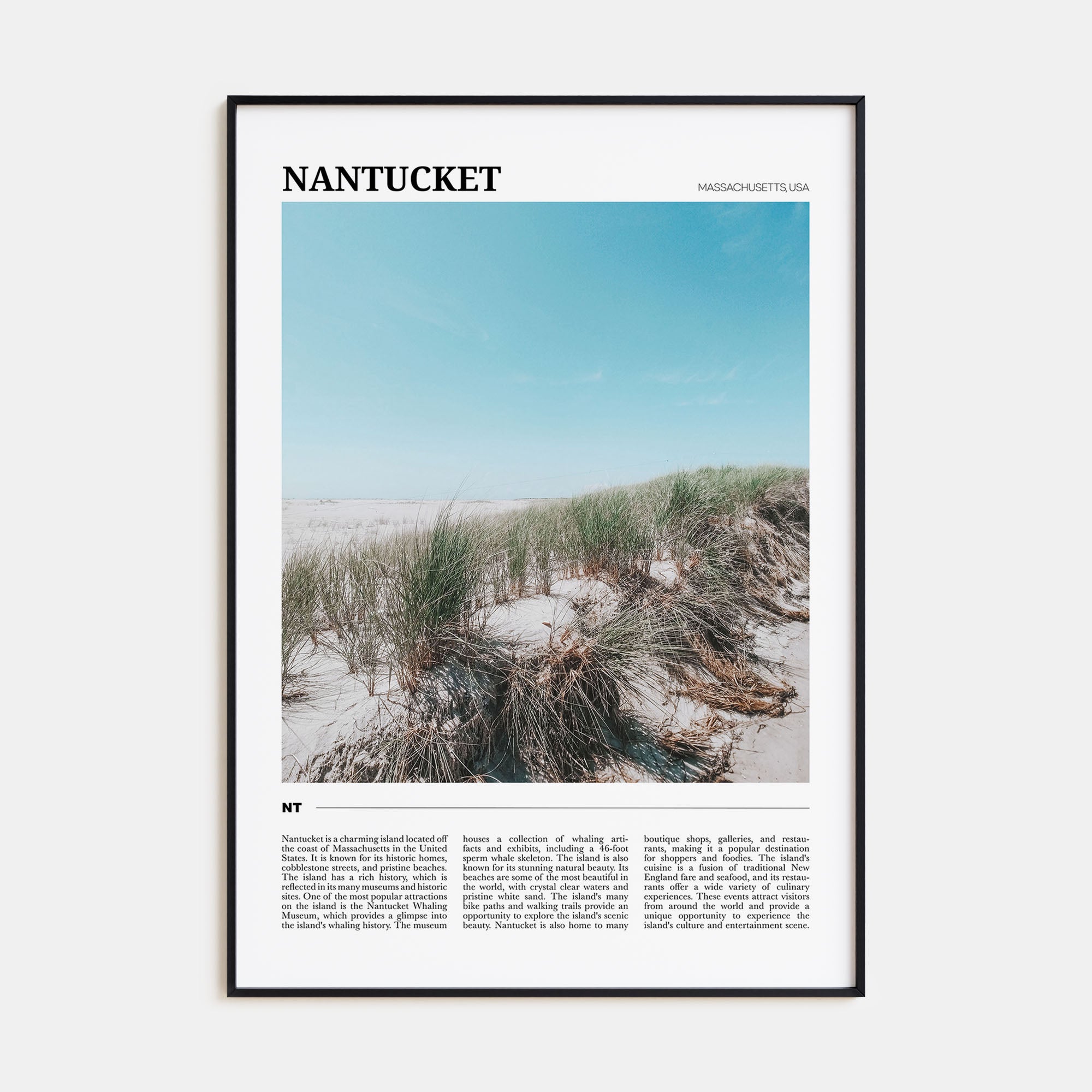 Nantucket Travel Color Poster