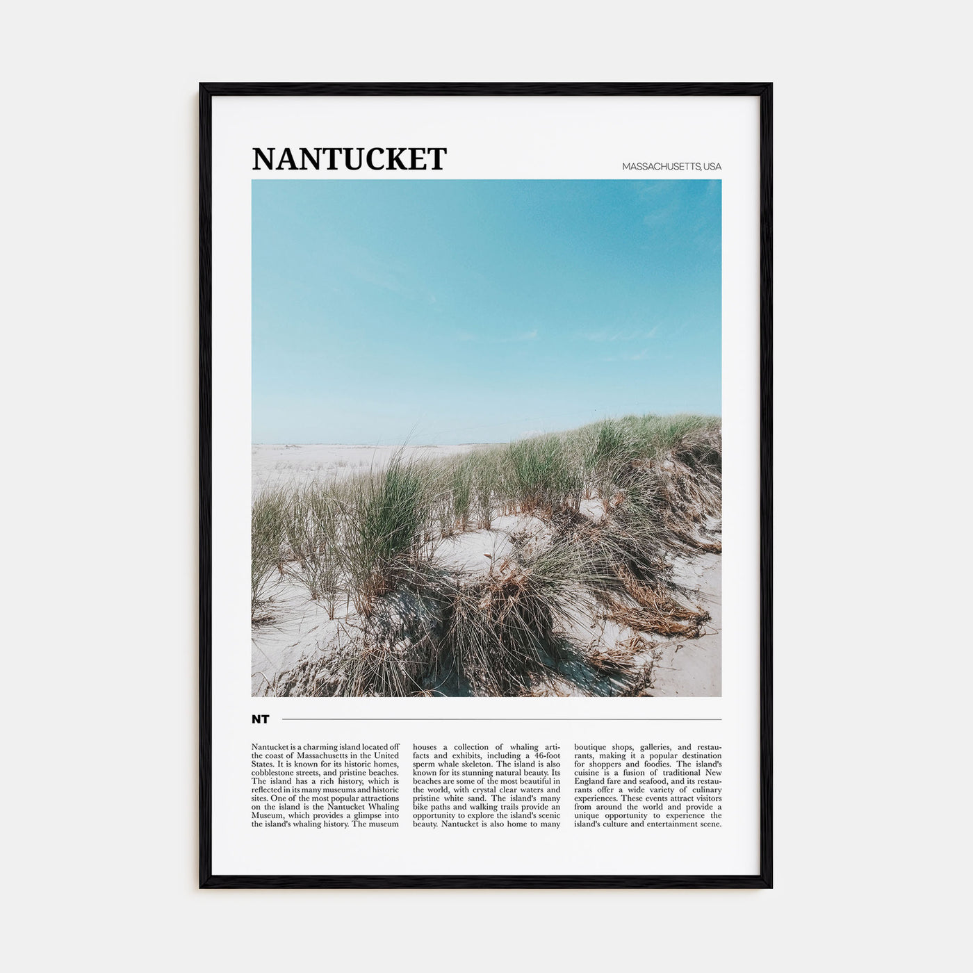 Nantucket Travel Color Poster