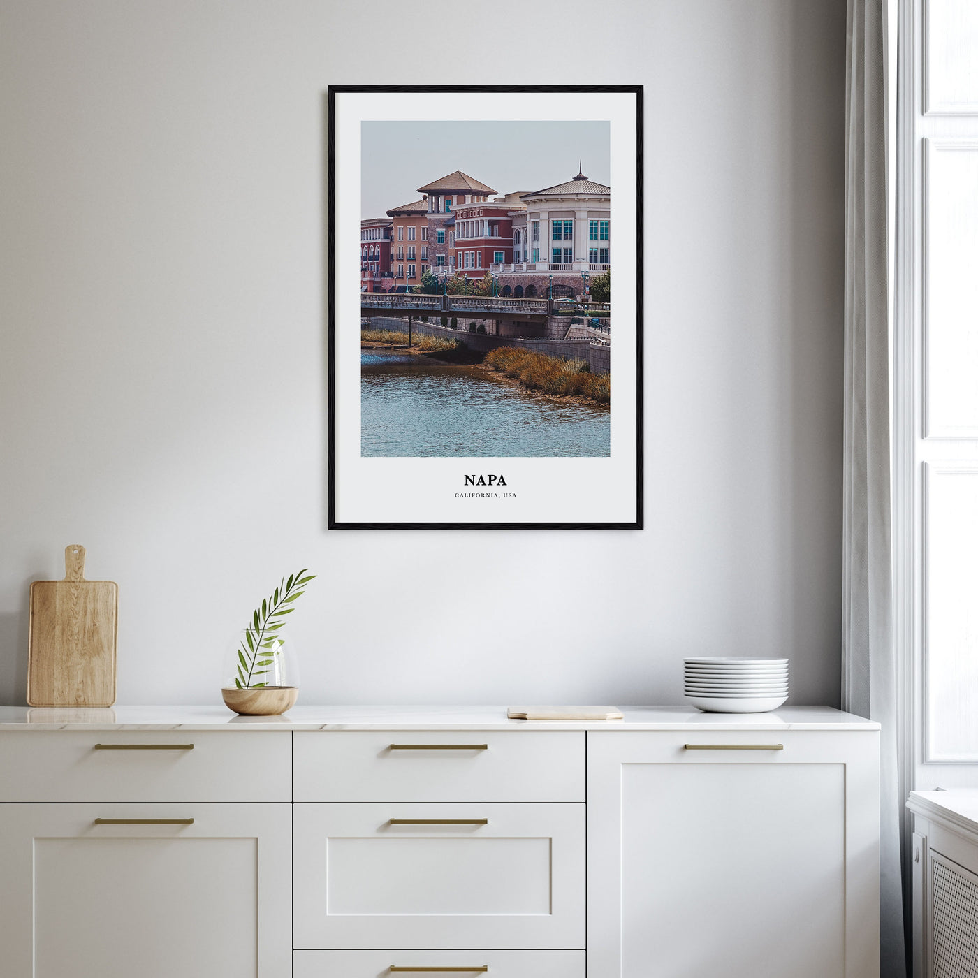 Napa Portrait Color Poster
