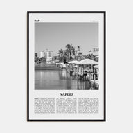 Naples, Florida Travel B&W Poster