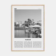 Naples, Florida Travel B&W Poster