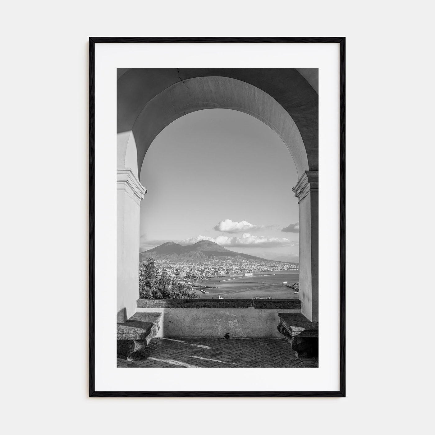 Naples, Italy Photo B&W No 2 Poster
