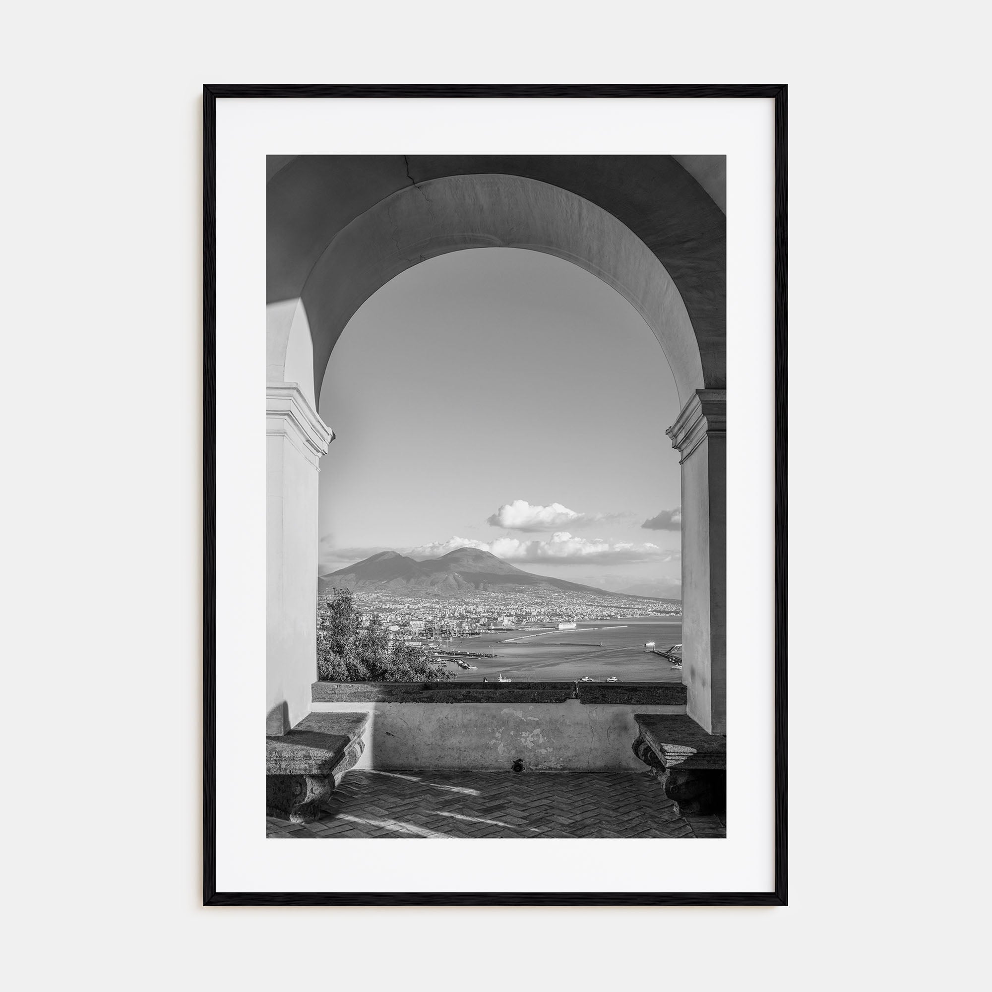 Naples, Italy Photo B&W No 2 Poster