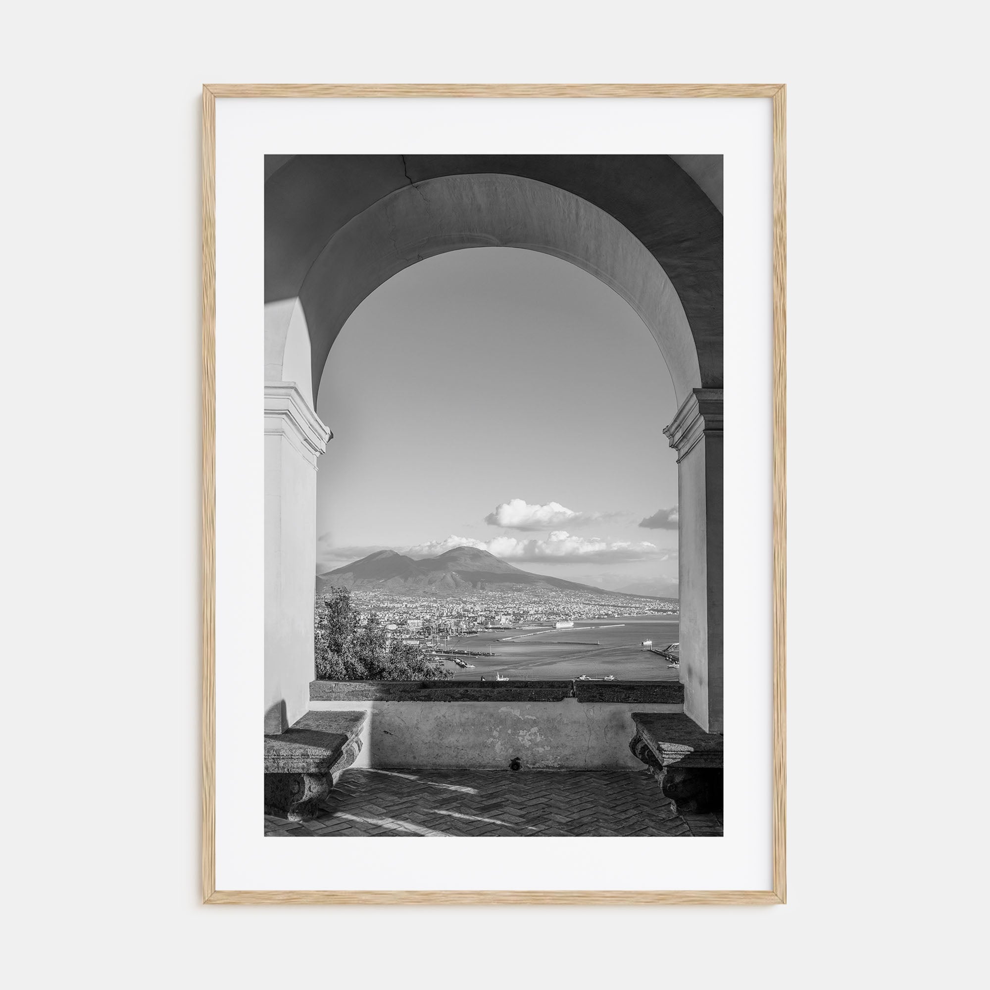 Naples, Italy Photo B&W No 2 Poster